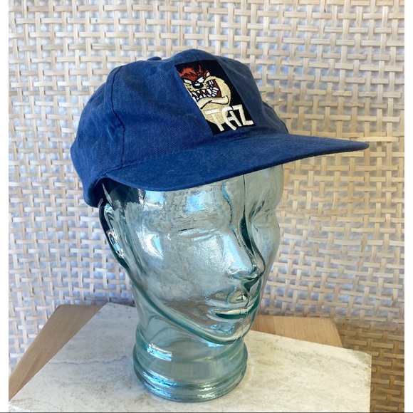 Vintage 1995 Looney Toones Head Start Embroidered Tasmanian Devil TAZ Hat - Picture 2 of 6